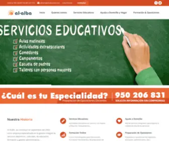 AL-Alba-ESE.com(Al Alba Empresa Servicio Educativos y Oposiciones) Screenshot