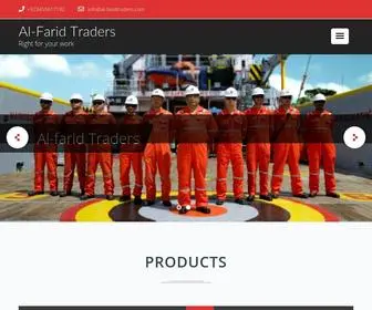 AL-Faridtraders.com(Right for your work) Screenshot