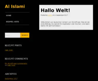 AL-Islami.com(Islamic Directory and Search for Muslim and Islam Related Websites) Screenshot