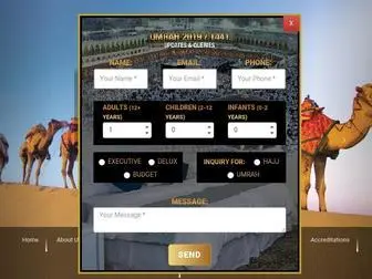 AL-Khair.org(Hajj 2020 Packages) Screenshot