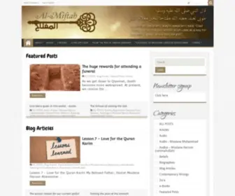 AL-Miftah.com(Blog by Moulana Muhammad) Screenshot