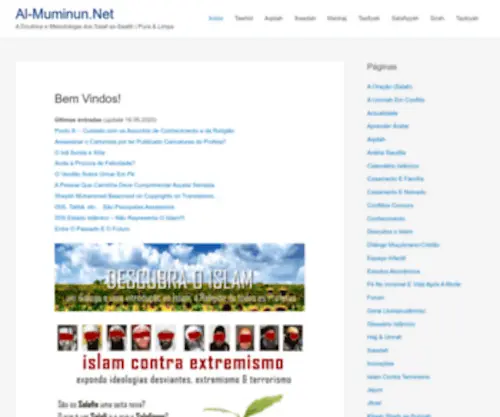 AL-Muminun.net(A Doutrina e Metodologia dos Salaf as) Screenshot