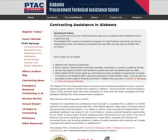 AL-Ptac.org(Alabama Procurement Technical Assistance Center Program) Screenshot