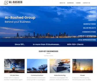 AL-Rashedholdings.com(Rashed Holdings) Screenshot