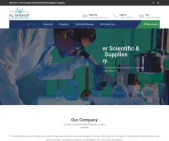 AL-Shaker.com(Alshaker Scientific & Medical Supplies Company) Screenshot