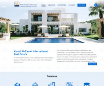 AL-Zamel.net(Al-Zamel Real Estate Co) Screenshot