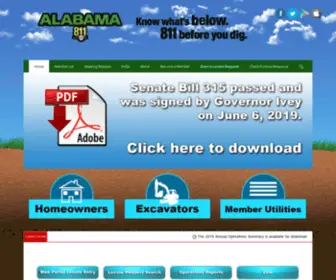 AL1Call.com(Alabama 811) Screenshot