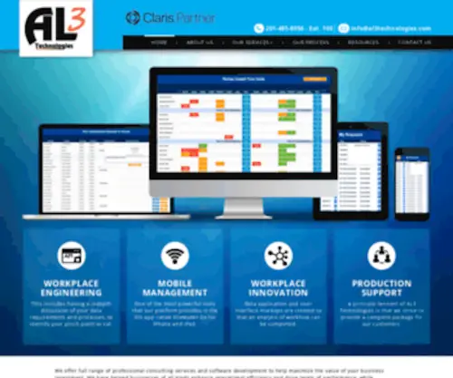 AL3Tech.com(Software Development) Screenshot