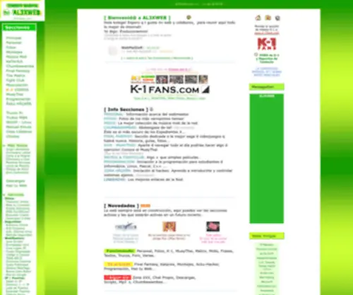 AL3Xweb.com(AL3X1S) Screenshot