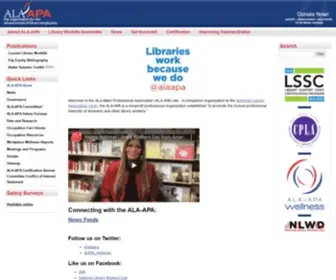 Ala-Apa.org(American Library Association) Screenshot