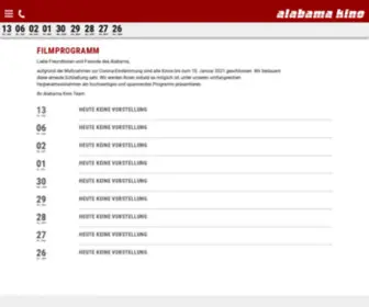 Alabama-Kino.com(Filmprogramm) Screenshot