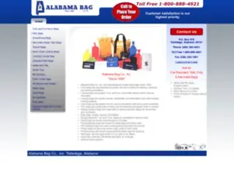 Alabamabag.com(Bank supplies) Screenshot