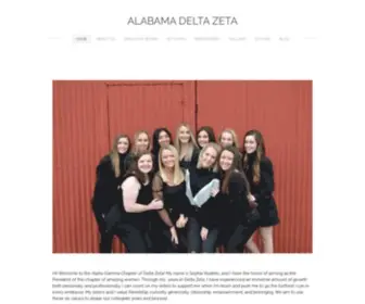 Alabamadeltazeta.com(ALABAMA DELTA ZETA) Screenshot