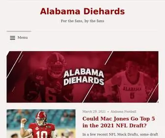 Alabamadiehards.com(For the fans) Screenshot