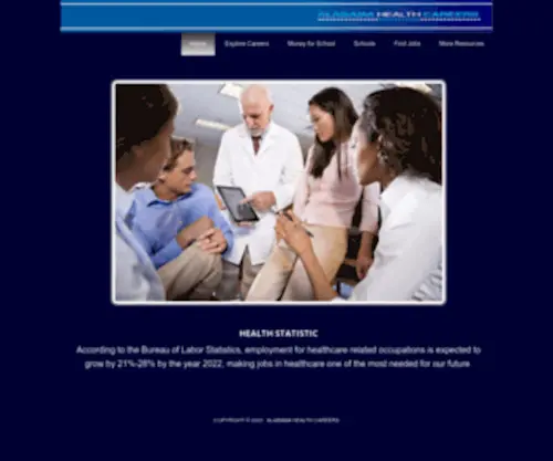 Alabamahealthcareers.com(Alabama Health Careers) Screenshot
