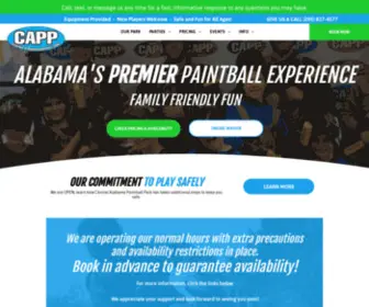 Alabamapaintball.com(Central Alabama Paintball Park) Screenshot