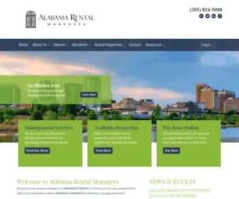 Alabamarentalmanagers.com(Alabama Rental Managers) Screenshot