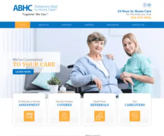 Alabamasbestinhomecare.com(Home Care Solutions in Birmingham) Screenshot