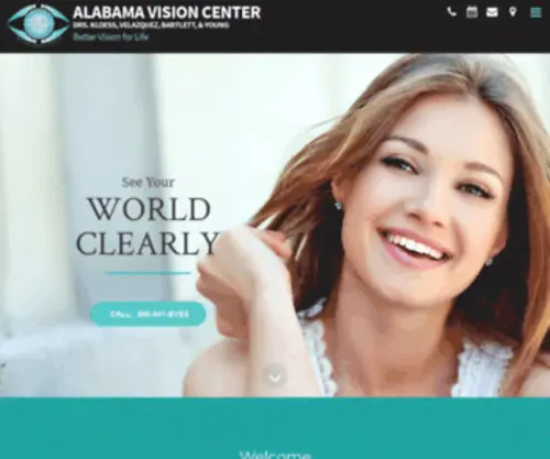 Alabamavisioncenter.com(Eye Care Specialists in Birmingham) Screenshot