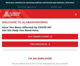 Alabamaworks.com(Your bright and prosperous future in Alabama Workforce) Screenshot