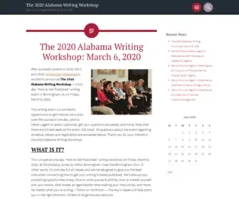 Alabamawritingworkshop.com(Get Your Writing Published) Screenshot