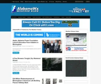 Alabamawx.com(The Alabama Weather Blog) Screenshot