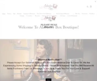 Alabasterboxboutique.com(Alabaster Box Boutique) Screenshot