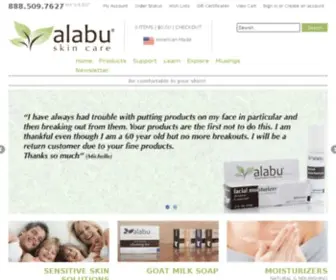 Alabu.com(Goat Milk Soap) Screenshot