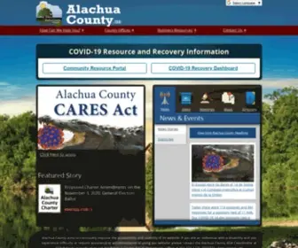Alachuacounty.us(Alachua County Florida) Screenshot