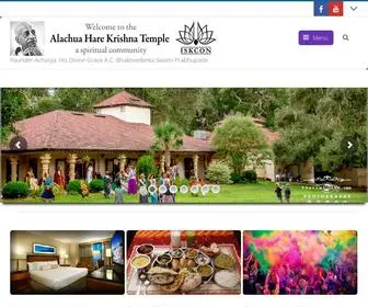 Alachuatemple.com(Alachua Hare Krishna Temple) Screenshot