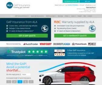 Ala.co.uk(GAP Insurance) Screenshot
