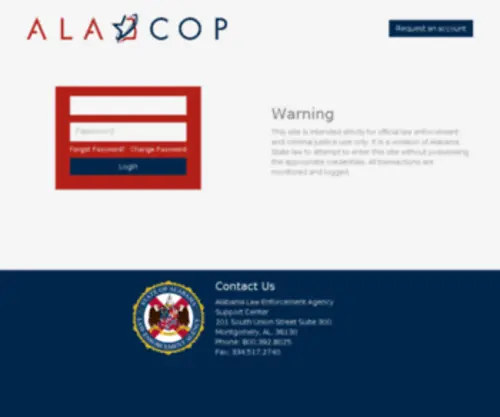 Alacop.gov(Adapt) Screenshot