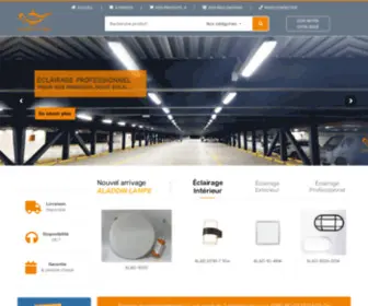 Aladdin-Eclairage.com(ALADDIN ÉCLAIRAGE) Screenshot