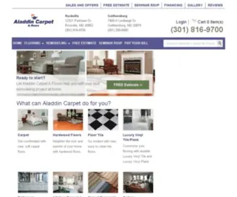 Aladdincarpet.com(Aladdin Carpet) Screenshot