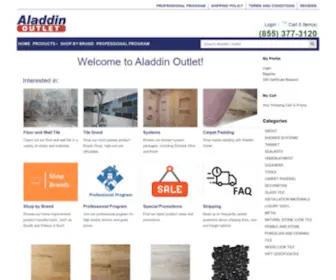 Aladdincarpetoutlet.com(Aladdin Carpet Outlet) Screenshot