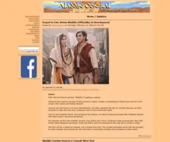 Aladdincentral.org(Aladdin Central) Screenshot