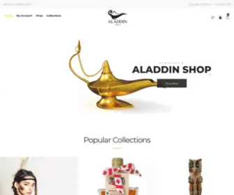 Aladdinshop.ca(Canada's best souvenir gift shops) Screenshot