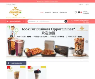 Aladdinti.com(Every Cup of AlddinTi) Screenshot