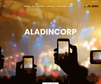 Aladincorp.com(אלדין מתמחה בייבוא ושיווק אביזירי סלולר) Screenshot