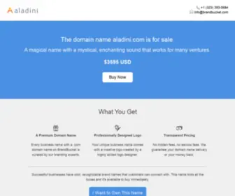 Aladini.com(Purchase today. Starter logo inc) Screenshot