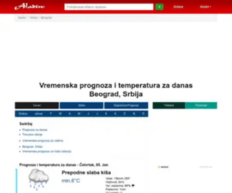 Aladin.info(Vremenska prognoza i Klimatski podaci za Srbiju i ex) Screenshot