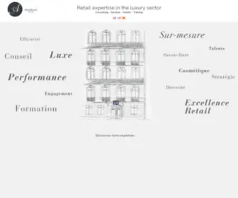 Aladinoogroup.com(L'expertise retail dans l'univers du luxe) Screenshot