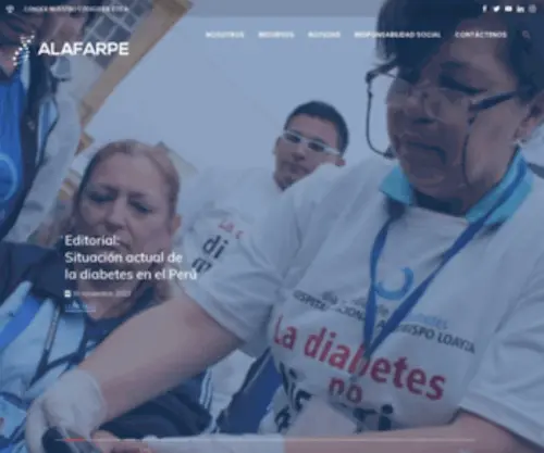 Alafarpe.org.pe(Inicio) Screenshot