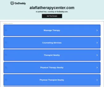 Alafiatherapycenter.com(Alafiatherapycenter) Screenshot