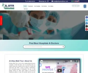 Alafiyameditour.com(Medical Tourism Company) Screenshot