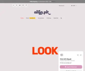 Alag.pk(Preloved Branded Clothing For Women in Pakistan) Screenshot