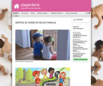 Alagarderie.com(Accueil) Screenshot