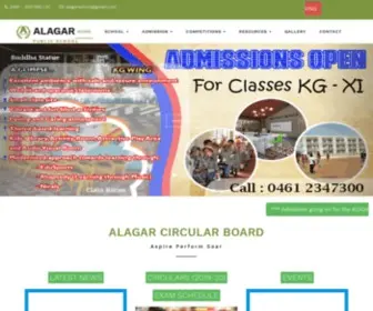 Alagarschool.in(Alagar Public School) Screenshot