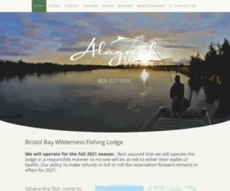 Alagnaklodge.com(The wild fish come to you at our remote yet comfortable lodge where client satisfaction) Screenshot