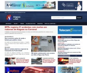 Alagoasnanet.com.br(Alagoas Na Net) Screenshot
